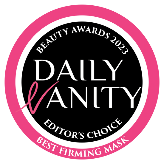 Evans Collagen Mask, awarded Daily Vanity Best Firming Mask, for firmer skin, anti-aging, and a radiant, glowing complexion.