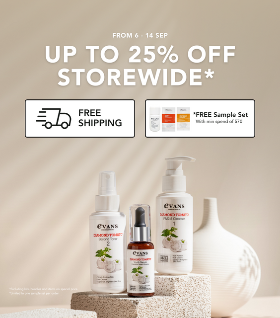 🎉 9.9 Sale (6-14 Sep): 25% OFF Storewide* | GWP with min spend $70 | Hyperthermal Spray $12.90 (U.P. $19.90) | FREE shipping on all orders! ⭐
