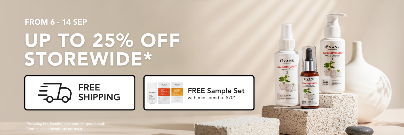 9.9 Sale (6-14 Sep): 25% OFF Storewide  | GWP with min spend $70 | Hyperthermal Spray $12.90 (U.P. $19.90) | FREE shipping on all orders! ⭐