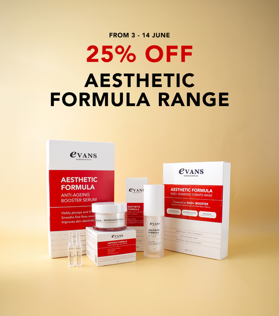enjoy 25% off aesthetic range from 3 to 14 june