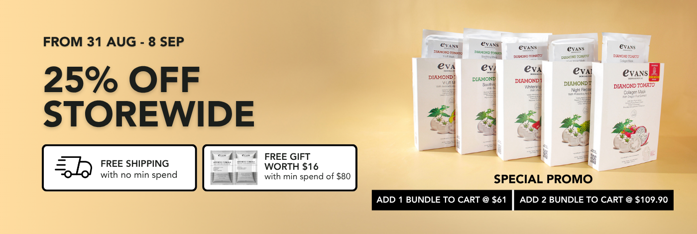 Enjoy 25% off storewide with GWP and special bundle promotions