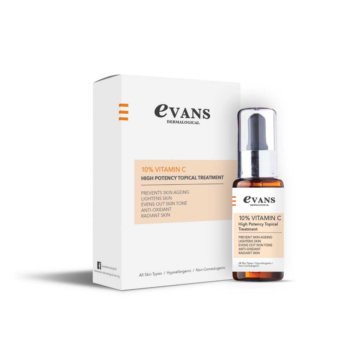 10% Vitamin C Topical Serum 30ml – Evans Dermalogical